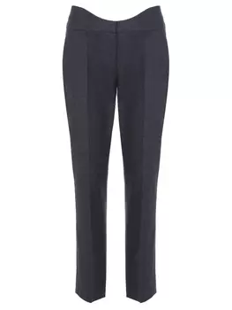 Брюки шерстяные прямого кроя