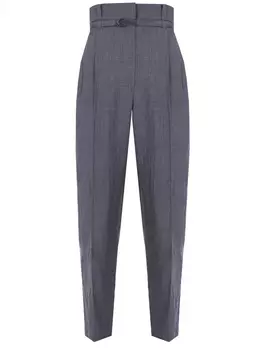 Брюки шерстяные укороченные