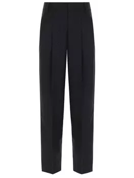 Брюки шерстяные в горох