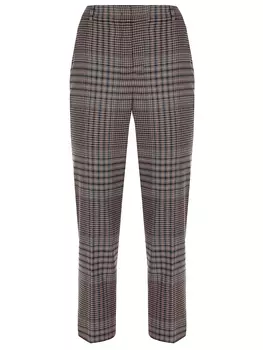 Брюки шерстяные в клетку