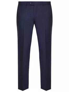 Брюки шерстяные в клетку