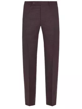 Брюки шерстяные в клетку