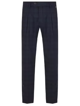 Брюки шерстяные в клетку HILTL