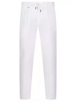 Брюки Slim Fit льняные BOSS