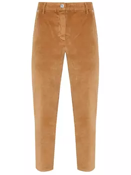 Брюки вельветовые укороченные