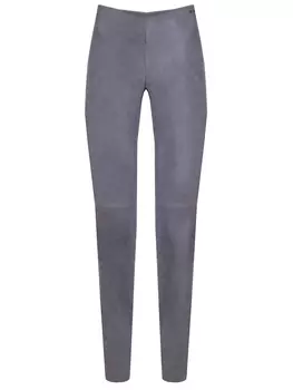 Брюки замшевые