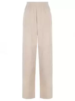 Брюки замшевые