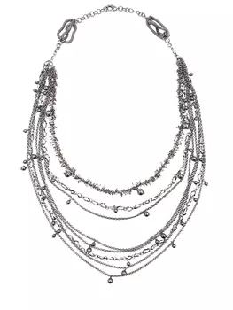 Бусы металлические