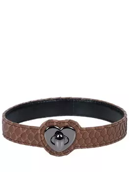 Чокер из кожи питона BOA