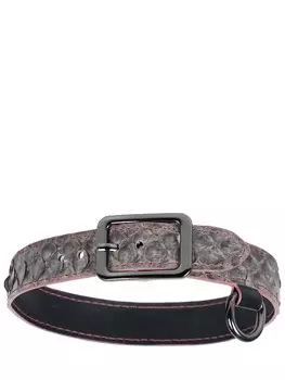 Чокер из кожи питона BOA