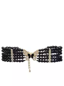 Чокер-стойка из агата Butterfly