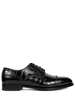 Дерби из кожи крокодила BRIONI