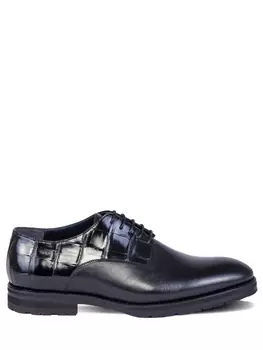 Дерби из кожи крокодила и кожи BARDINI