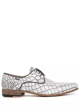 Дерби из кожи крокодила ZILLI