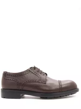 Дерби кожаные на меху MORESCHI