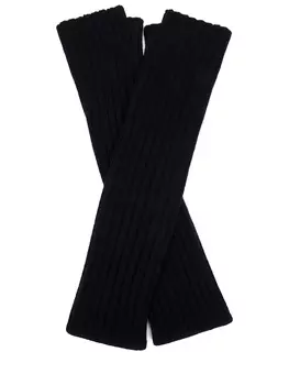 Длинные митенки из кашемира