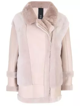 Дубленка из овчины и норки BLANCHA