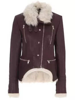 Дубленка кожаная ALEXANDER MCQUEEN