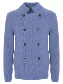 Двубортный кардиган из шерсти