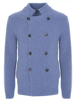 Двубортный кардиган из шерсти BILANCIONI