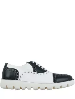 Двухцветные туфли-оксфорды