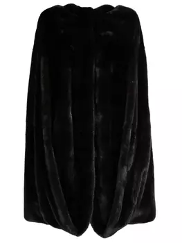 Двусторонняя шуба-кейп