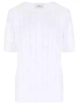 Джемпер хлопковый с пайетками