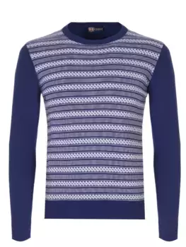 Джемпер хлопковый с узором