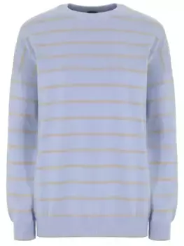 Джемпер хлопковый в полоску