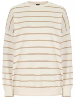 Джемпер хлопковый в полоску