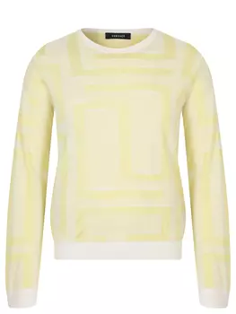 Джемпер из хлопка и вискозы VERSACE