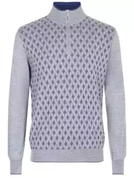 Джемпер из шерсти и шелка