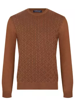 Джемпер из шерсти и шелка