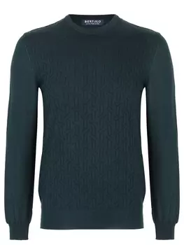 Джемпер из шерсти и шелка BERTOLO LUXURY MENSWEAR