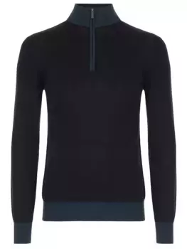 Джемпер из тенселя и шерсти