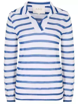 Джемпер из вискозы в полоску