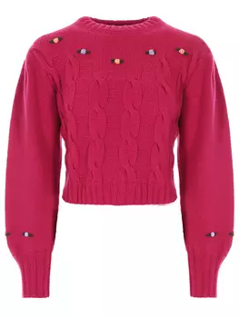 Джемпер кашемировый вязаный