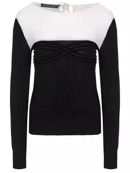 Джемпер комбинированный ALBERTA FERRETTI