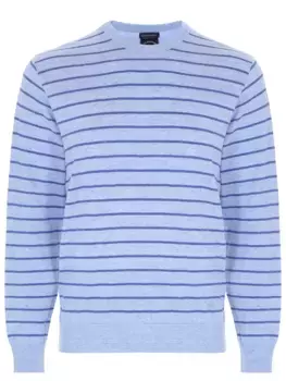 Джемпер льняной в полоску