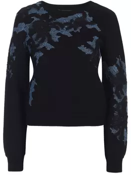 Джемпер с кружевом ERMANNO SCERVINO