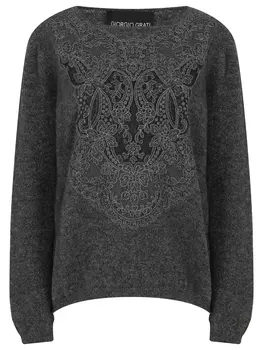 Джемпер с кружевом GIORGIO GRATI