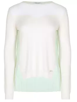 Джемпер с отделкой-плиссе на спине