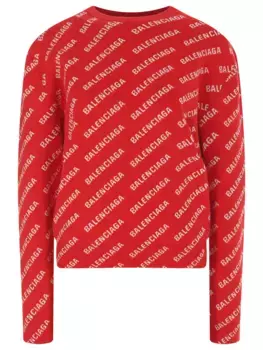 Джемпер с принтом BALENCIAGA