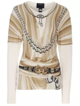 Джемпер с принтом JUST CAVALLI