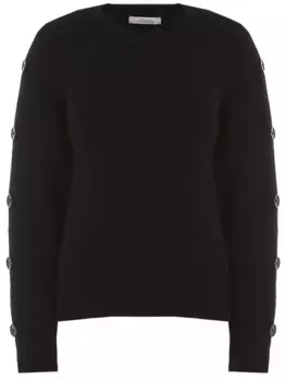 Джемпер с пуговицами на рукавах