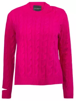 Джемпер с вырезной деталью