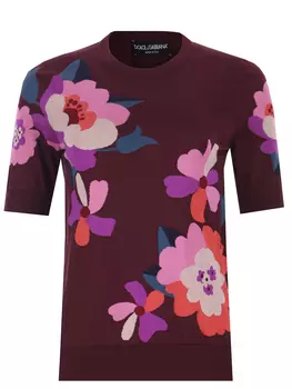 Джемпер шелковый DOLCE & GABBANA