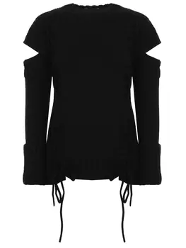 Джемпер шерстяной с декором ALEXANDER MCQUEEN