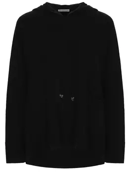 Джемпер шерстяной с капюшоном ELENA MIRO