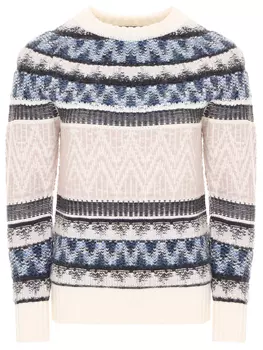 Джемпер шерстяной с узором